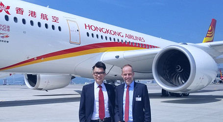 Delivery of A350 to Hong Kong Airlines with Thales IFE and connectivity on  board - Thales Aerospace BlogThales Aerospace Blog